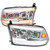 Spec-D Projector Headlights w/ Sequential Turn Signal, Amber Reflector & Chrome Housing | SPE 2LHE-RAM09-SQ-RS