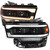Spec-D Projector Headlights w/ Sequential Turn Signal, Amber Reflector & Black Housing | SPE 2LHP-RAM1925JM-SQ-RS