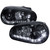 Spec-D Smoked Projector Headlights w/ Black Housing | SPE LHP-GLF99G-8-TM