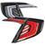 Spec-D Clear LED Tail Lights w/ Sequential Turn Signal & Black Housing | SPE LT-CV164JMLED-SQ1-RS