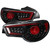 Spec-D Black LED Tail Lights w/ Sequential Turn Signal | SPE LT-FRS12BKLED-SQ-TM