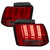 Spec-D Smoked Red LED Tail Lights w/ Sequential Turn Signal | SPE LT-MST99RGLED-SQ-RS