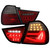 Spec-D Red LED Tail Lights w/ Chrome Housing | SPE LT-E9009RGLED-SQ-TM