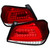 Spec-D Clear Red LED Tail Lights w/ Sequential Turn Signal & Chrome Housing | SPE LT-WRX15RLED-SQ-TM