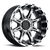 American Outlaw Doubleshot Wheel 20x10 6x139.7 Black Machined -18mm | 127-2084BM