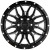 Impact Off-Road 819 Wheels Rims 17x9 5x127 5x139.7 Gloss Black Milled -12mm | 819NGB-79056-12