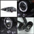 Spyder Projector Headlights - LED Halo - Black | FCLH 5073303