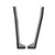 Westin Running Board Mount Kit. Black. For Single 54 in. Rear Door. | BCTC 27-2315
