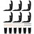 Westin R5 XD Nerf Step Bars. 5 in. Black. Incl. Hardware. No Drilling Required. | BCTC 28-521275