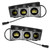 Oracle Lighting ORACLE Lighting 2021-2024 Ford Bronco Triple LED Fog Light Kit for Steel Bumper | FQCV 5890-006