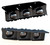 Oracle Lighting ORACLE Lighting 2021-2024 Ford Bronco Triple LED Fog Light Kit for Steel Bumper | FQCV 5890-006