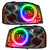 Oracle Lighting SMD Pre-Assembled Headlights, Dual Halo, ColorSHIFT(tm) 2.0 | FQCV 7178-333