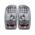 Winjet LED TAIL LIGHTS-CHROME / CLEAR | HKMR CTWJ-0007-CC