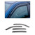 Black Horse Off Road Rain Guards | GDRD 14-94654