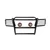 Black Horse Off Road Grille Guard Kit | GDRD 17EB26MA-PLFR