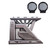 Black Horse Off Road Armour II Roll Bar W/Basket Kit | GDRD AR2-03BA3-PL69B