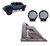 Black Horse Off Road Armour II Roll Bar Kit | GDRD AR2-09B-PL69B