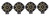 Black Horse Off Road Atlas Roll Bar Kit | GDRD ATRB7BK-PLB