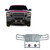 Black Horse Off Road Rugged Heavy Duty Grille Guard Kit | GDRD RU-CHSI07-B-PLFR