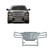 Black Horse Off Road Rugged Heavy Duty Grille Guard Kit | GDRD RU-CHTA07-B-K2