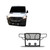 Black Horse Off Road Rugged Heavy Duty Grille Guard Kit | GDRD RU-DOSP07-B-PLFB