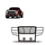 Black Horse Off Road Rugged Heavy Duty Grille Guard Kit | GDRD RU-FOF211-B-PLFR