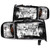 ANZO USA Crystal Headlight Set | ZUKT 111067