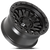 Lock Offroad Combat Wheel 17x9 5x127 Matte Black w/ Matte Black Ring -12mm|COMBAT-7957MB12N