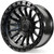 Arena A101 Mesa Wheel 17x9 6x135 Satin Black w/ Gloss Black Lip -12mm | A101179089N01204