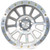 Arena A105 Ammo Wheel 20x9 6x135 Bright Machined w/ Zinc Bolts 0mm | A105209089P00008