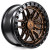 Arena A109 Hustle Wheel 20x10 6x135 Smoked Bronze w/ Satin Black Lip -18mm ^