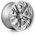 Resto R102 Del Ray Wheel 17x9.5 5x127 Milled Textured Gunmetal w/ Diamond Cut Lip 1mm | R1021795735212