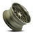 Resto R103 Maverick Wheel 20x9.5 5x120.65 Milled Textured Gunmetal w/ Diamond Cut Lip 1mm ^