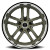 Resto R103 Maverick Wheel 20x9.5 5x127 Milled Textured Gunmetal w/ Diamond Cut Lip 1mm ^