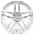 Select S101 Shadow Wheel 20x10.5 5x120 Brushed Gloss Silver 38mm | S101200521P3809