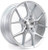 Select S102 Alpine Wheel 22x10 6x139.7 Brushed Gloss Silver 25mm | S102220084P2509