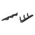 Aries AscentStep 75" Black Steel Running Boards, Select Toyota Tundra Extended Cab | BBDR 2558056
