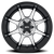 G-Fx Tr31 Wheels Rims 17x9 5x127 Gloss Black Machined W/ Milled Ring 18mm | T31 790-5009-18 GBMF