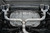 MBRP 3in. Cat-Back. Valve Delete. Quad Split Rear Exit. T304. CF Tips | BKSJ S46033CF