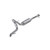 MBRP 2.5in. Cat-Back. High-Clearance. Single Rear Exit. AL | BKSJ S5343AL