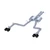MBRP 2.5in. Cat-Back. Dual Rear Exit. T304. CF Tips | BKSJ S71113CF