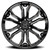 Torque Tw436C Recluse Wheels Rims 22x10 6x139.7 Gloss Black Milled W/ Dark Tint -18mm | TW436C-22108415-18