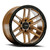 Torque Tw411C Pritchett Wheels Rims 20x9 8x165.1 Satin Bronze W/ Satin Black Lip 0mm | TW411C-2090810700