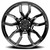 Torque Tw403C Impact Wheels Rims 22x10 5x127 Gloss Black Milled -18mm | TW403C-22107333-18