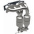 Magnaflow Performance Exhaust Magnaflow HM Grade Manifold Catalytic Converter | FBHB 50844