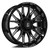Axe Atlas Wheels Rims 24x10 8x170 Gloss Black Milled -19mm | 24108170-19ATLBM