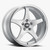 Esr Apx5 Wheels Rims 18x10.5 5x108 Hyper Silver W/ Machined Lip 22mm | 80551422 APX5HS-ML 5X108