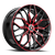 Spec-1 Sp-57 Wheel 17x7.5 5x105 & 5x114.3 Gloss Black & Red Machined 42mm | SP-5717752842BMR