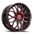 Spec-1 Sp-57 Wheel 17x7.5 5x108 & 5x114.3 Gloss Black & Red Machined 42mm | SP-5717753242BMR