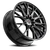 Spec-1 Sp-59 Wheel 18x8 4x100 & 4x114.3 Gloss Black & Machined & Undercut 38mm | SP-59188938BMU
